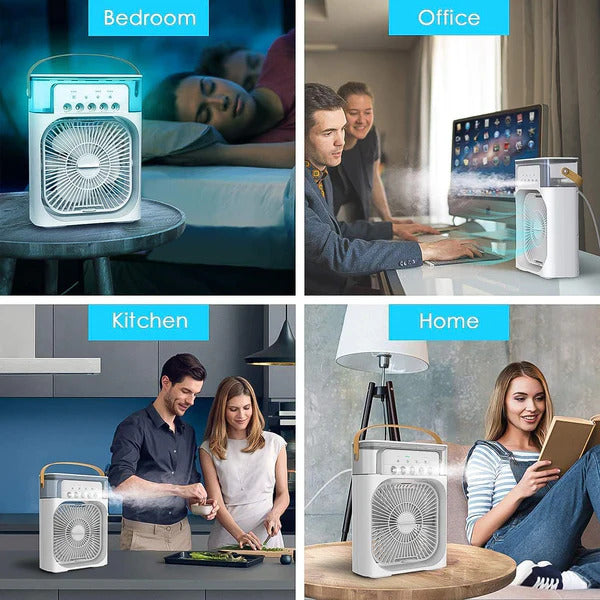 Portable Air Conditioner Fan Color Changing Light