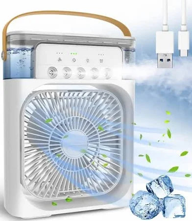 Portable Air Conditioner Fan Color Changing Light